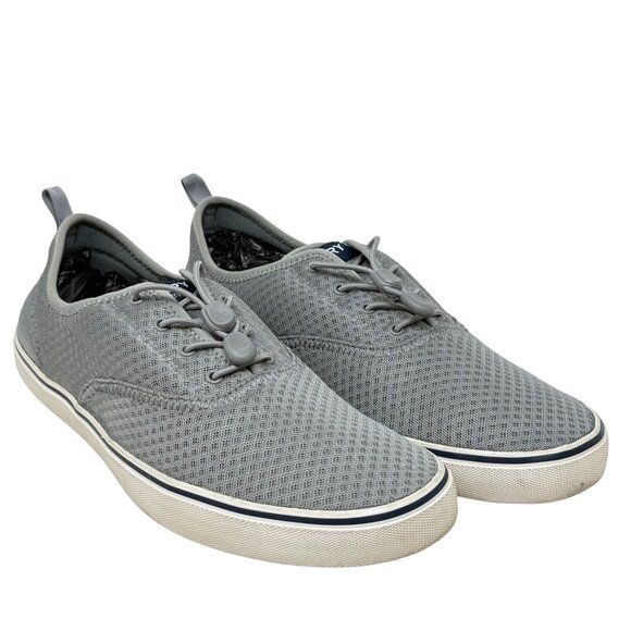 Sperry Mens Flex Deck CVO Ultralite Gray Mesh Water Shoes Quick Dry‎ Sneaker 11 - Picture 1 of 10